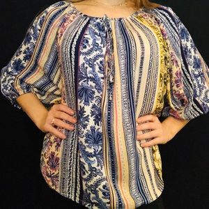 Patterned blouse